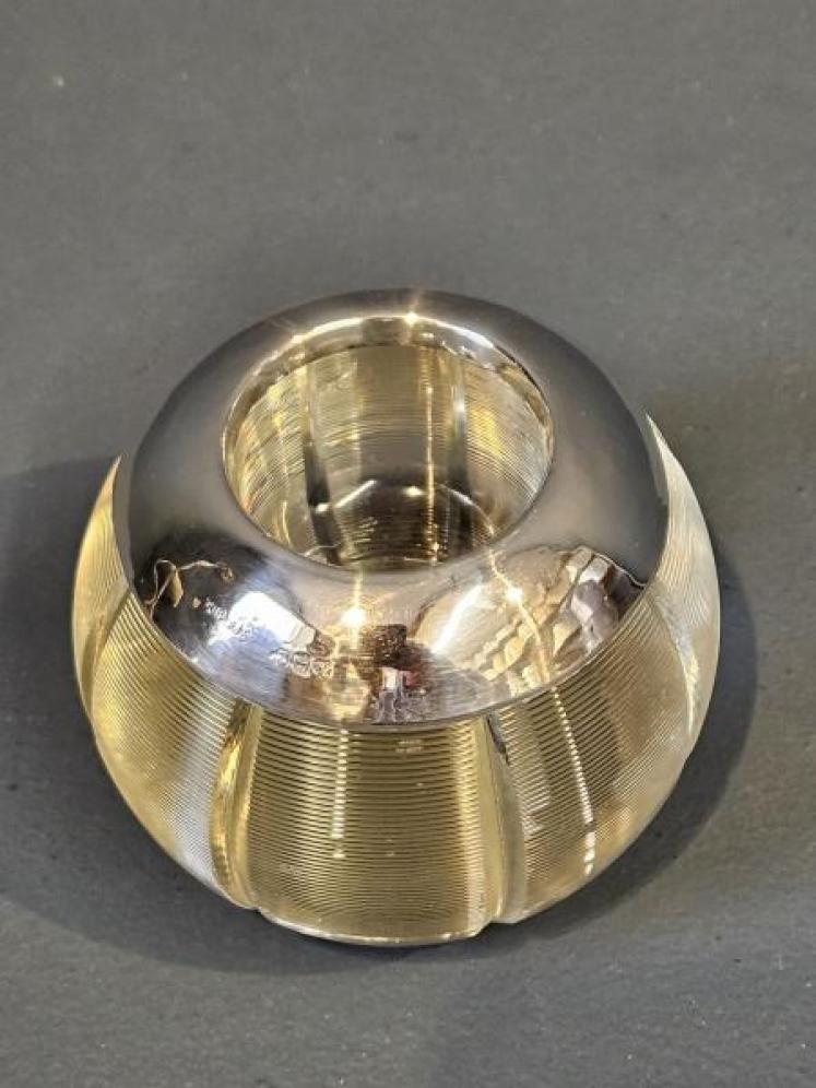 Edwardian Silver Rimmed Match Striker - Image 2