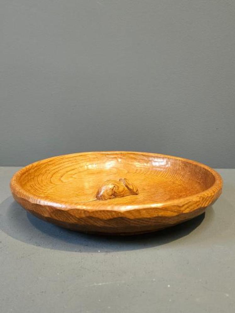 Large Thompsons of Kilburn Mouseman Bowl - Image 3