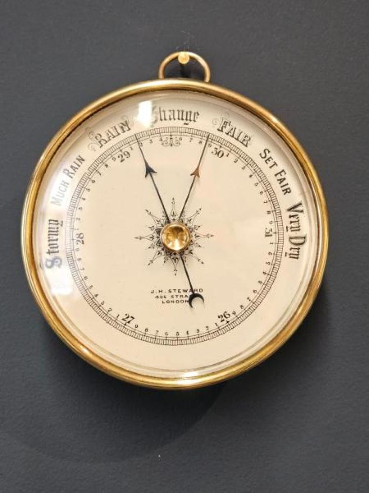 Victorian Marine Barometer by Steward of London - Image 1