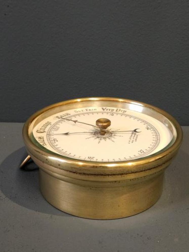 Victorian Marine Barometer by Steward of London - Image 2