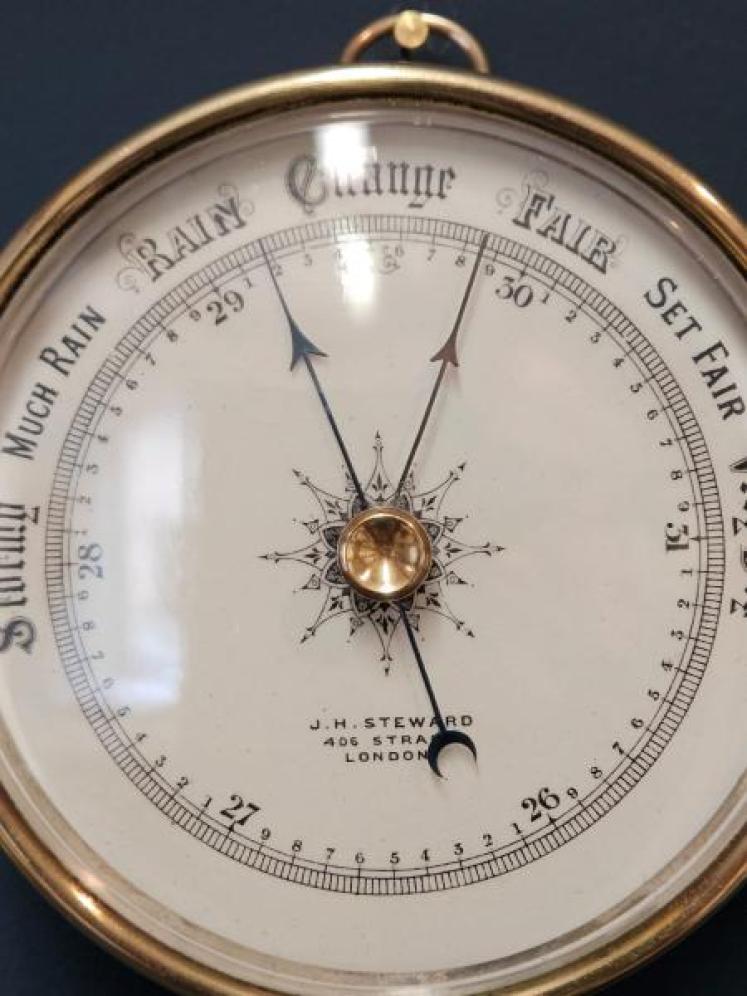 Victorian Marine Barometer by Steward of London - Image 6