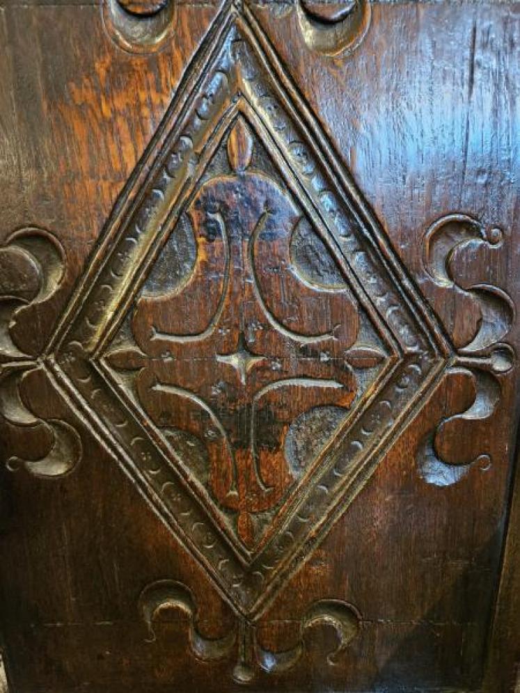 Charles II Oak Wainscot Chair - Image 7