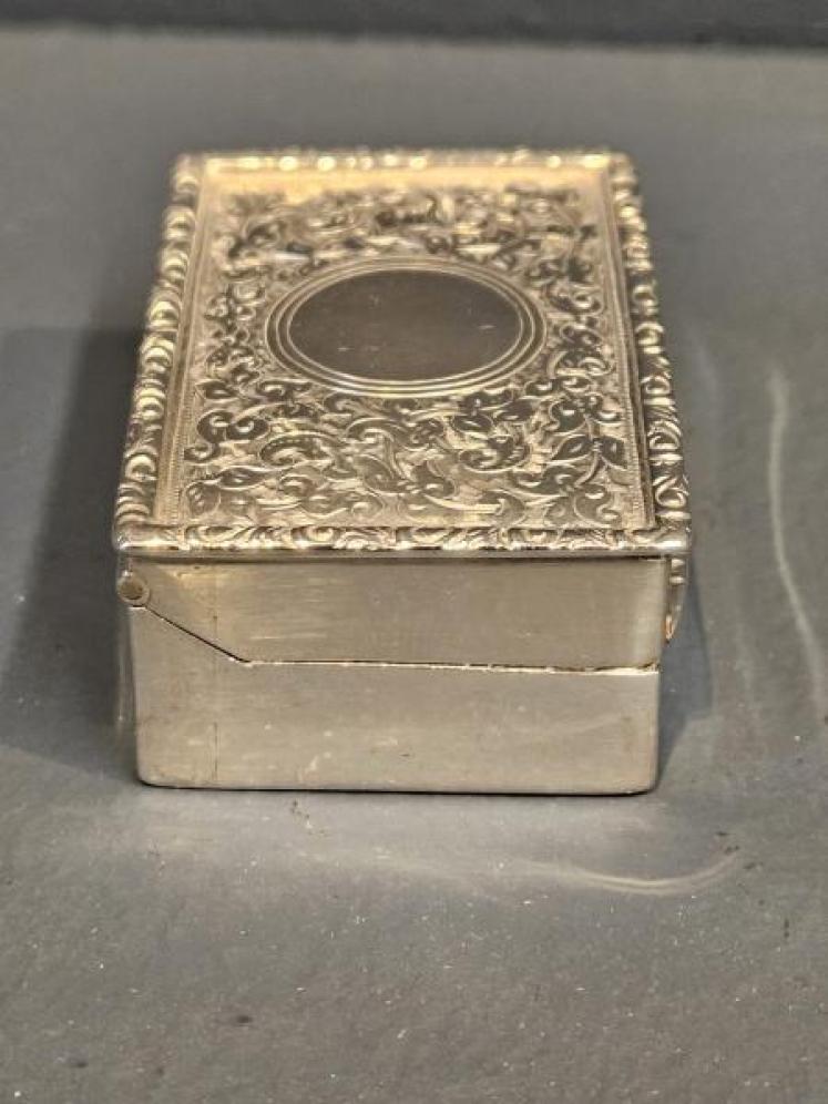 Fine Quality Edwardian Silver Table Snuff - Image 4