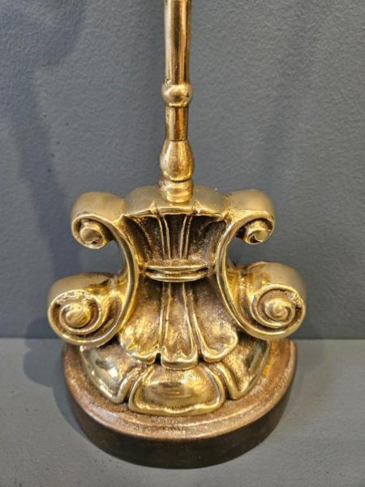 Victorian Cast Brass and Iron Door Stop  - Image 3