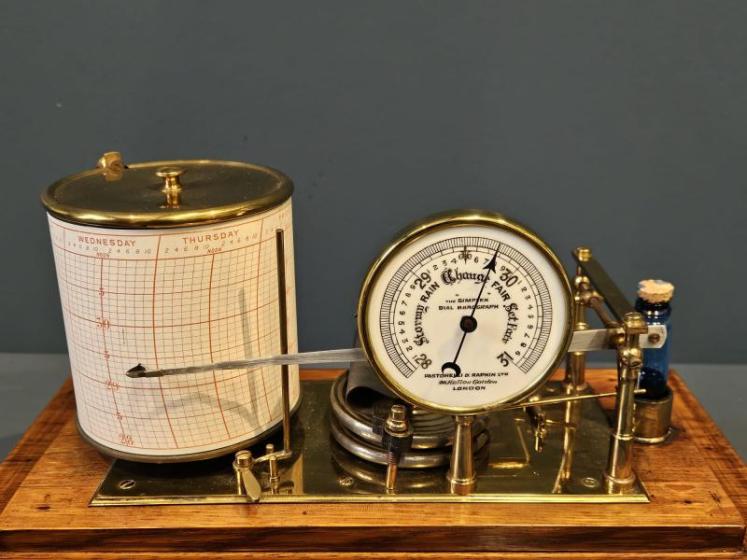 Pastorelli & Rapkin Barograph with Barometer Dial - Image 2