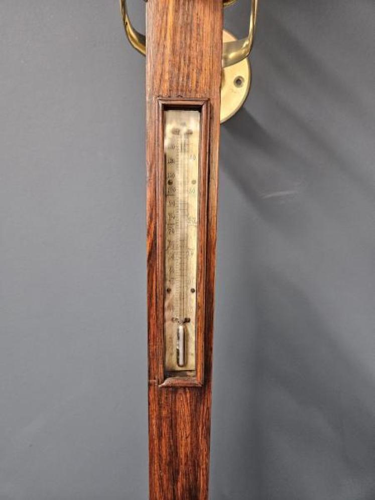 Victorian Marine Stick Barometer and Gimbal - Image 2