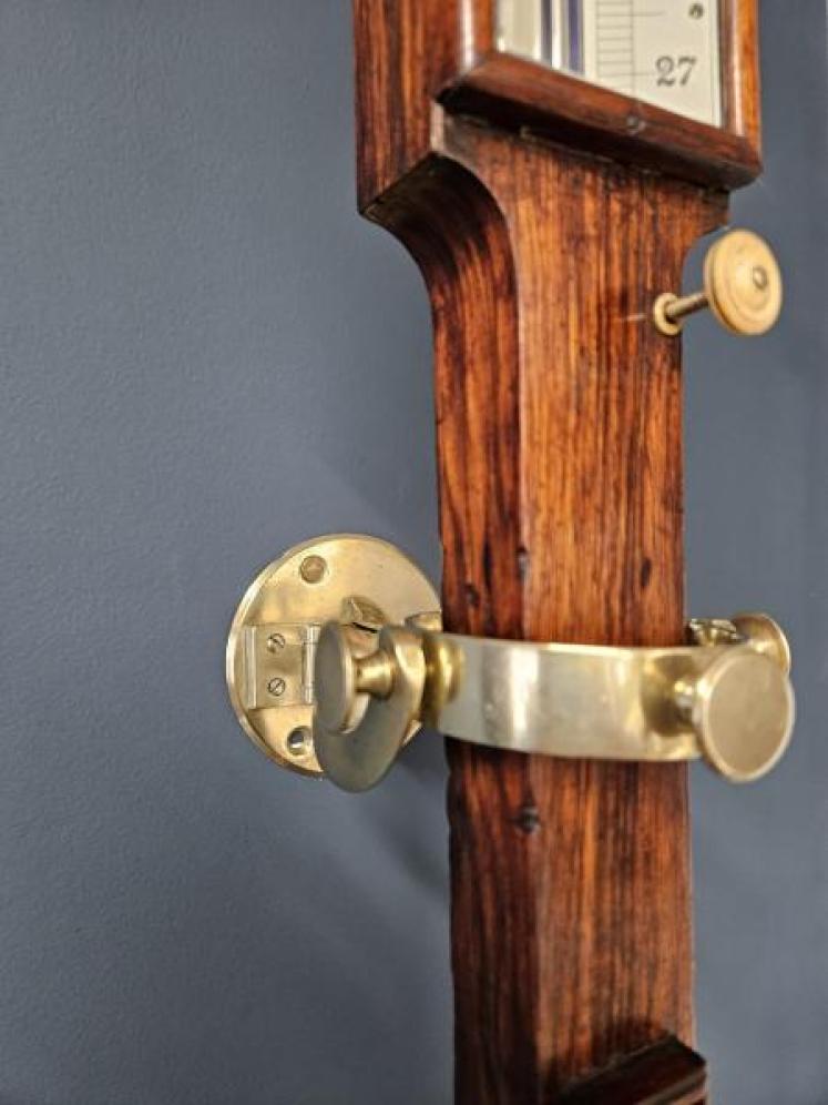 Victorian Marine Stick Barometer and Gimbal - Image 4