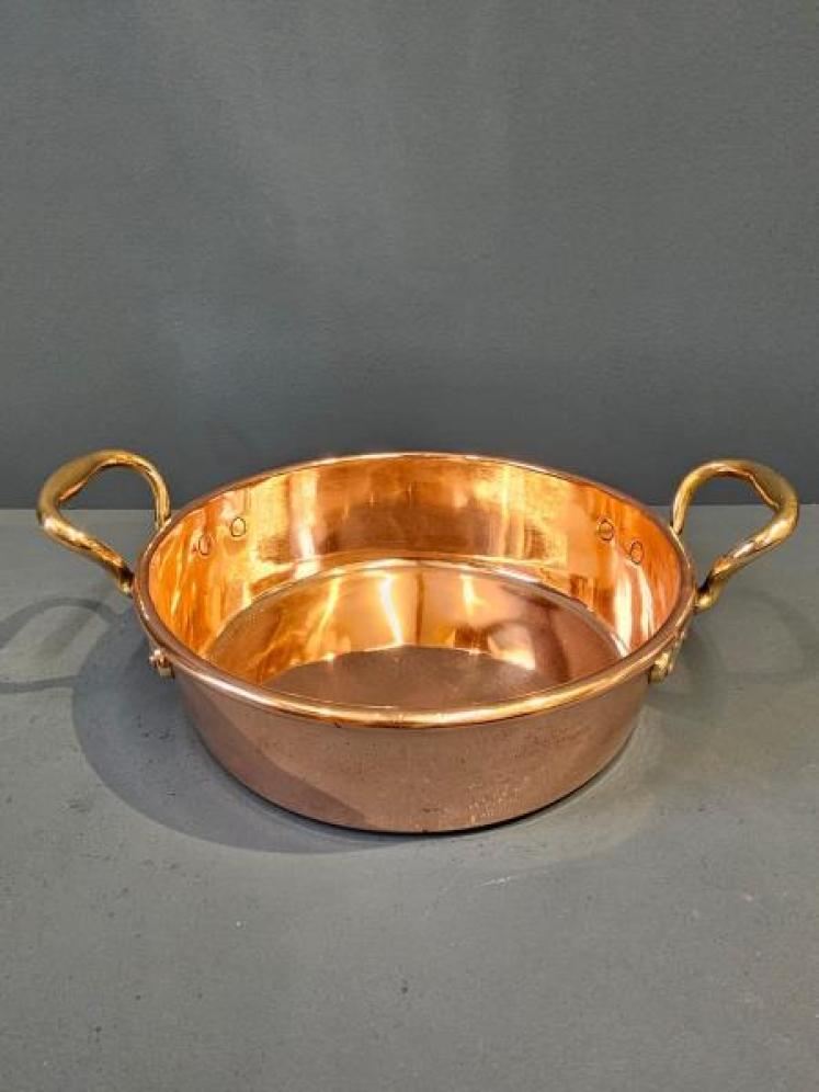 Immaculate Victorian Copper Cream Pan - Image 1