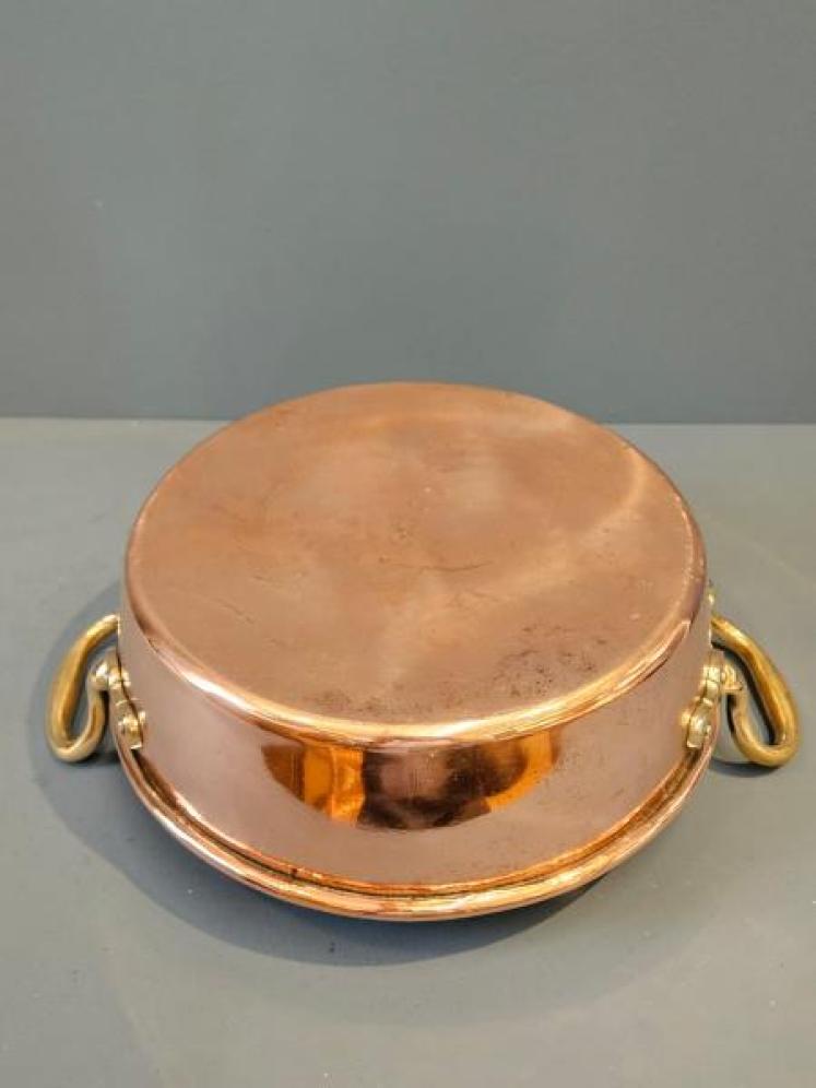 Immaculate Victorian Copper Cream Pan - Image 5