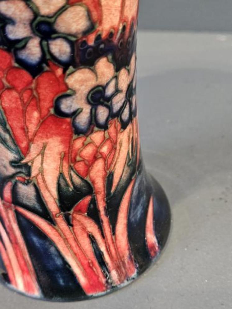 Rare Moorcroft Flambe Cornflower Vase - Image 7