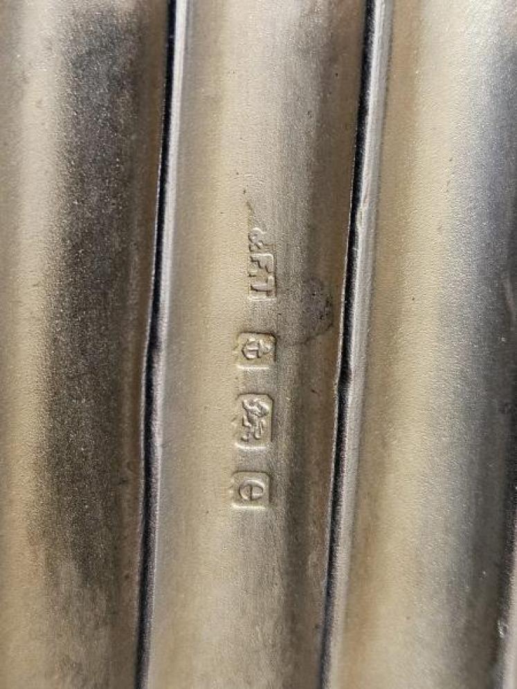 Edwardian Chased Cast Silver Cheroot Case - Image 3