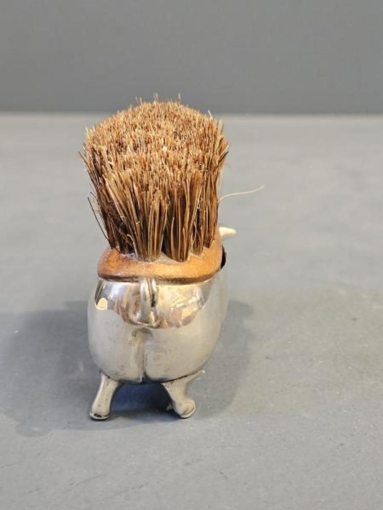 Edwardian Silver Pig Nib Wipe - Image 4