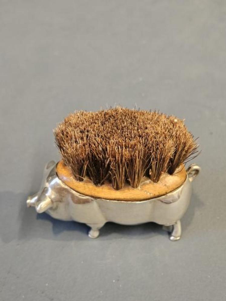 Edwardian Silver Pig Nib Wipe - Image 5