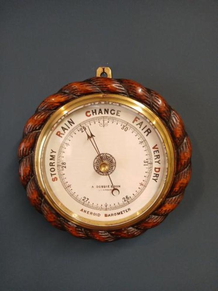 Victorian Dobbie of Glasgow Ships Barometer - Image 1