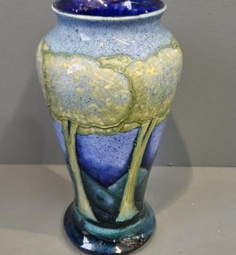 Superb Moorcroft Moonlit Blue Vase