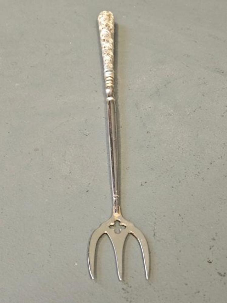 Victorian Silver Handle Bread Fork  - Image 2