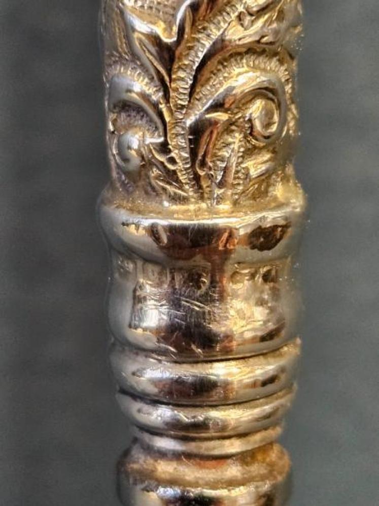 Victorian Silver Handle Bread Fork  - Image 4