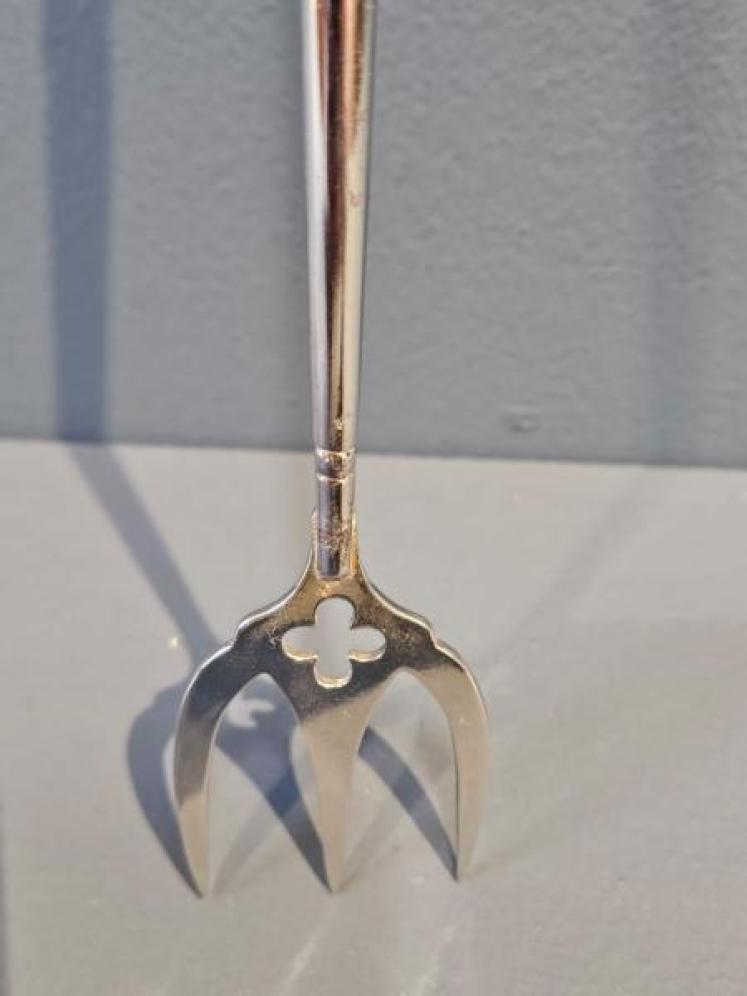 Victorian Silver Handle Bread Fork  - Image 6