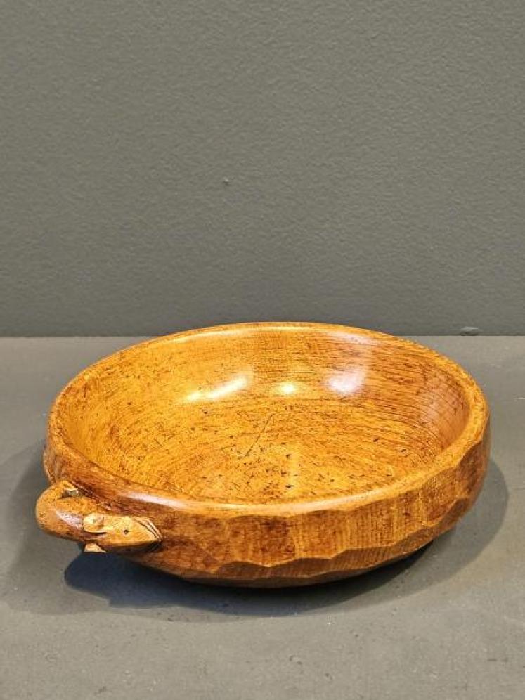 Thompsons of Kilburn Mouseman Nut Bowl - Image 2