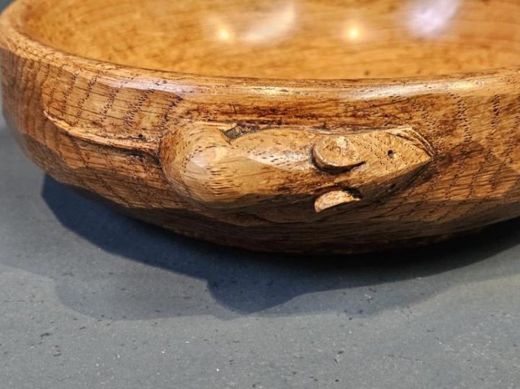 Thompsons of Kilburn Mouseman Nut Bowl - Image 6