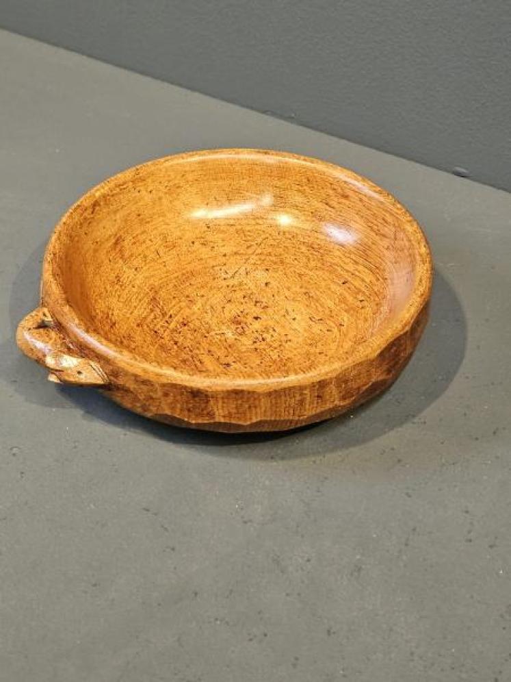 Thompsons of Kilburn Mouseman Nut Bowl - Image 7