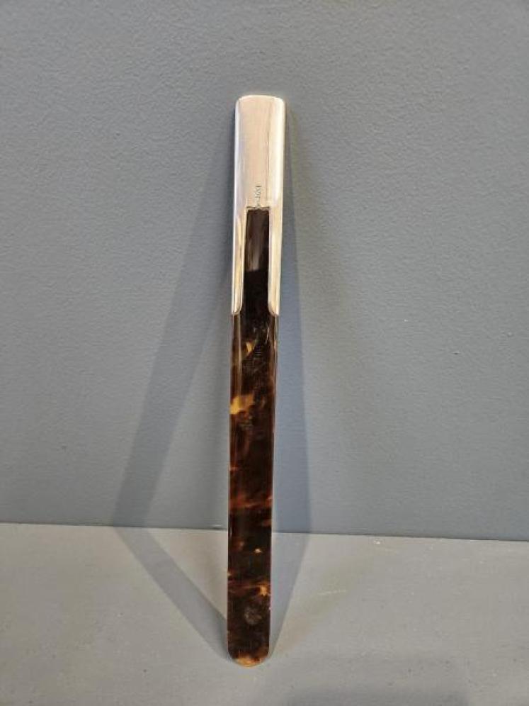 Edwardian Silver & Tortoise Shell Page Turner - Image 1