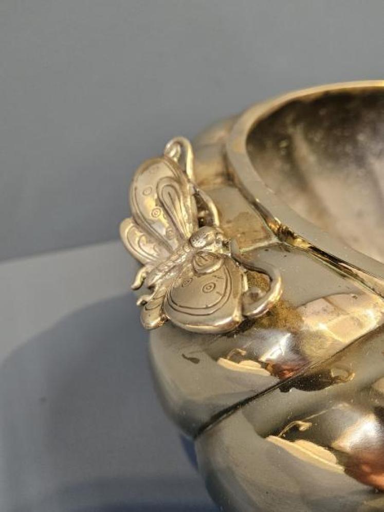 Japanese Cast Bronze Jardiniere - Image 5