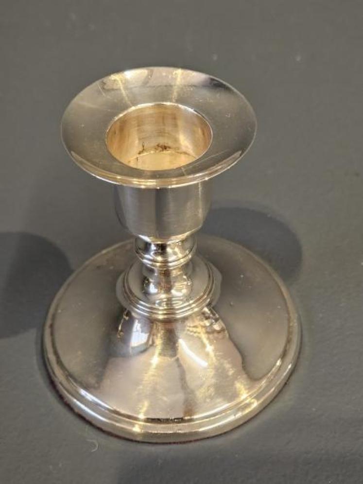 Pair of Victorian Silver Candlesticks - Image 2