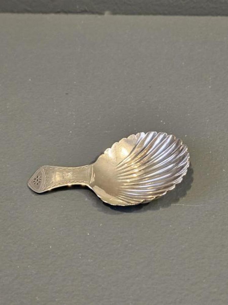 George III Silver Caddy Spoon - Image 1