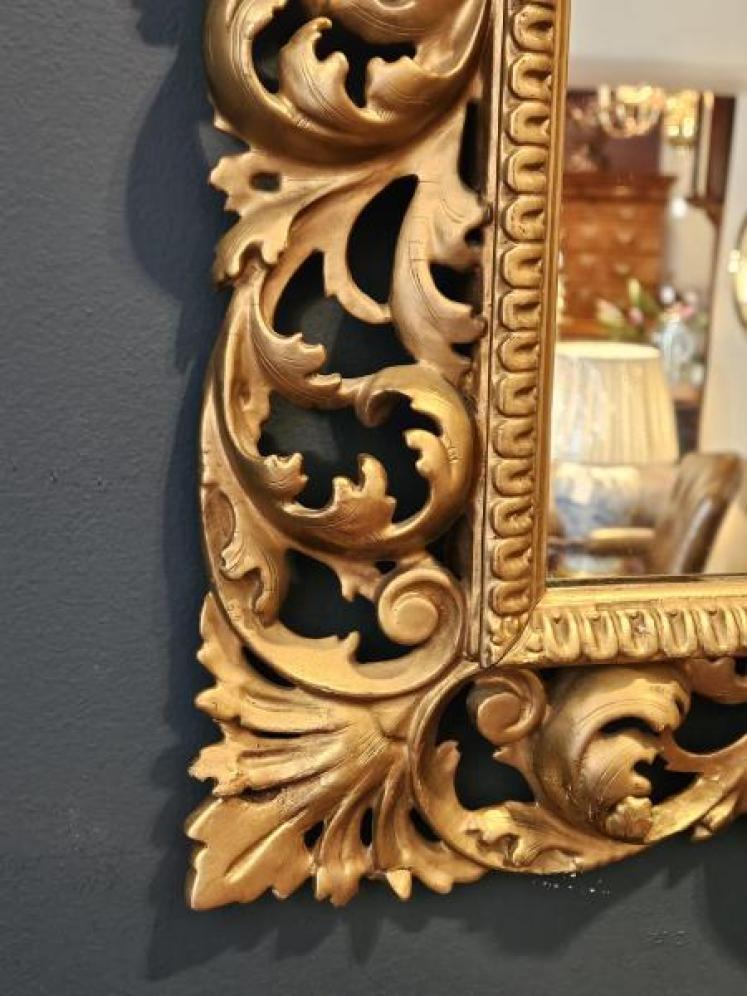 Victorian Timber Gilt Florentine Mirror - Image 2