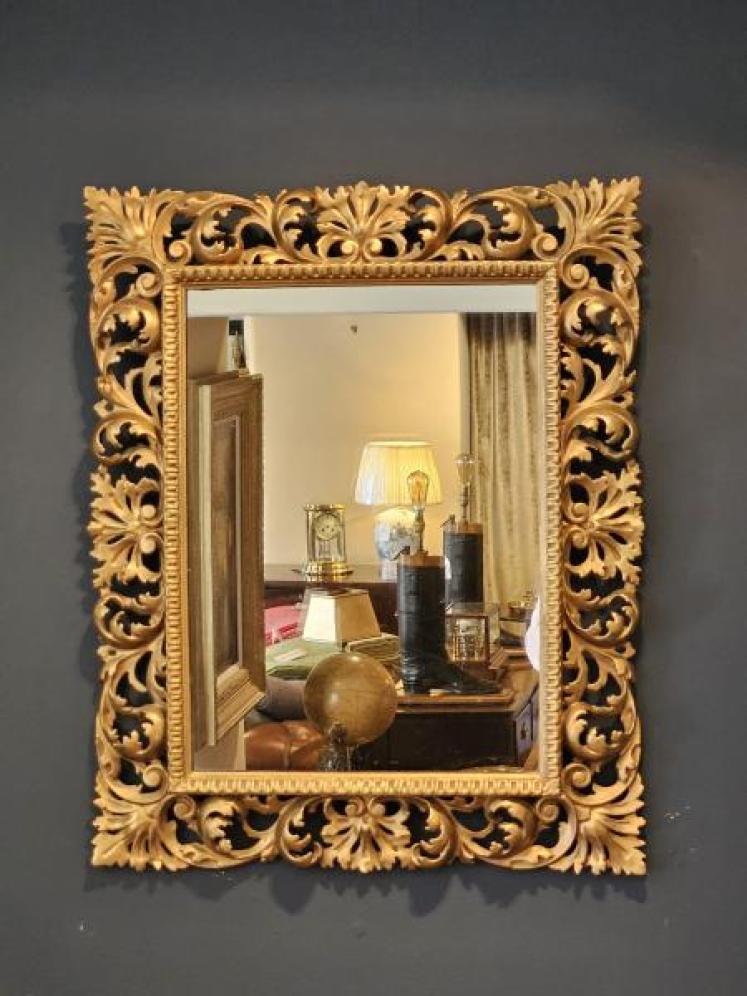 Victorian Timber Gilt Florentine Mirror - Image 5