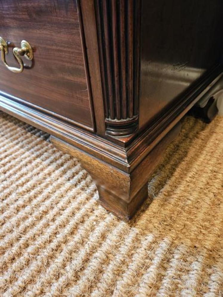 Small George III Figured Mahogany Chest of Drawers - Image 7