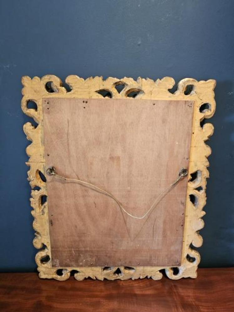 Victorian Timber Gilt Florentine Mirror - Image 4