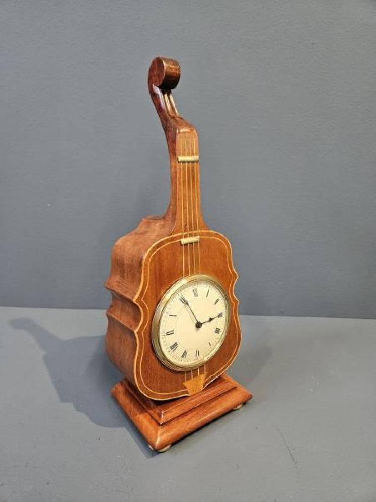 Superb Edwardian Cello Mantel Clock - Image 2