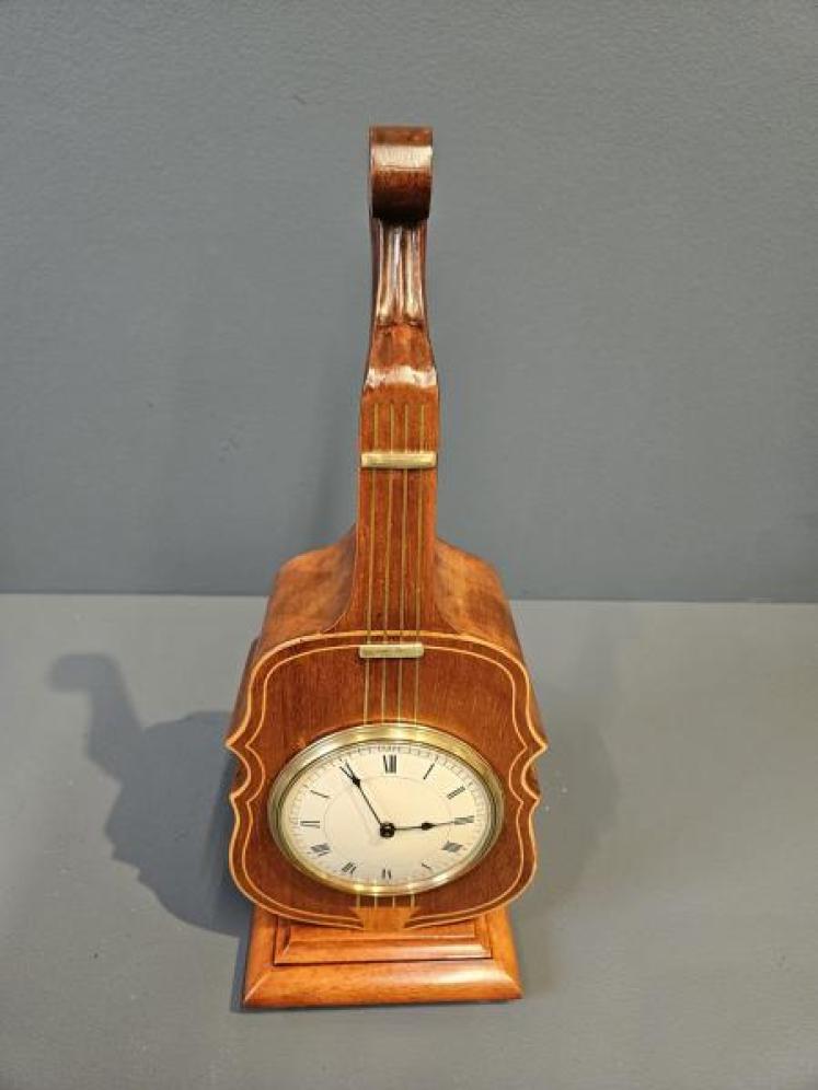 Superb Edwardian Cello Mantel Clock - Image 3