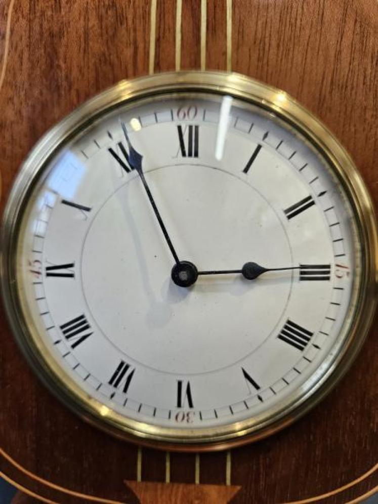 Superb Edwardian Cello Mantel Clock - Image 5