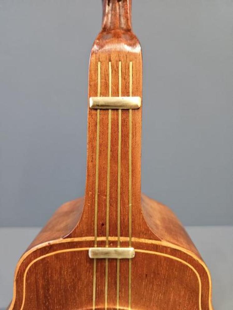 Superb Edwardian Cello Mantel Clock - Image 6