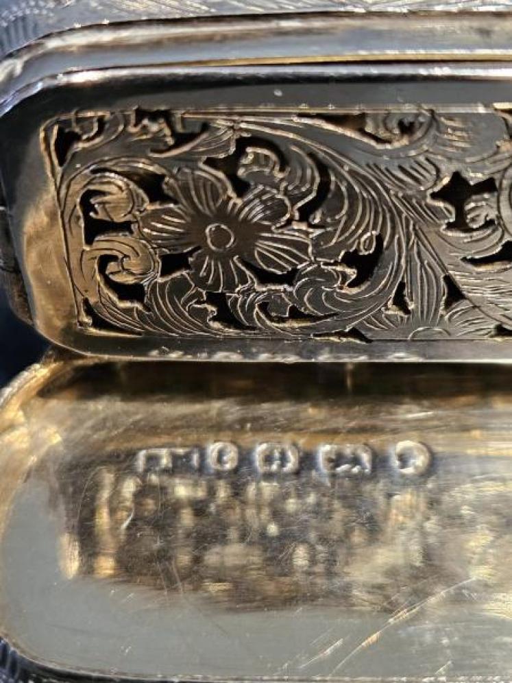 Fine Quality Victorian Silver Vinaigrette - Image 2
