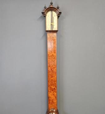 Early George II Stick Barometer by Simon Cade, Charring Cross