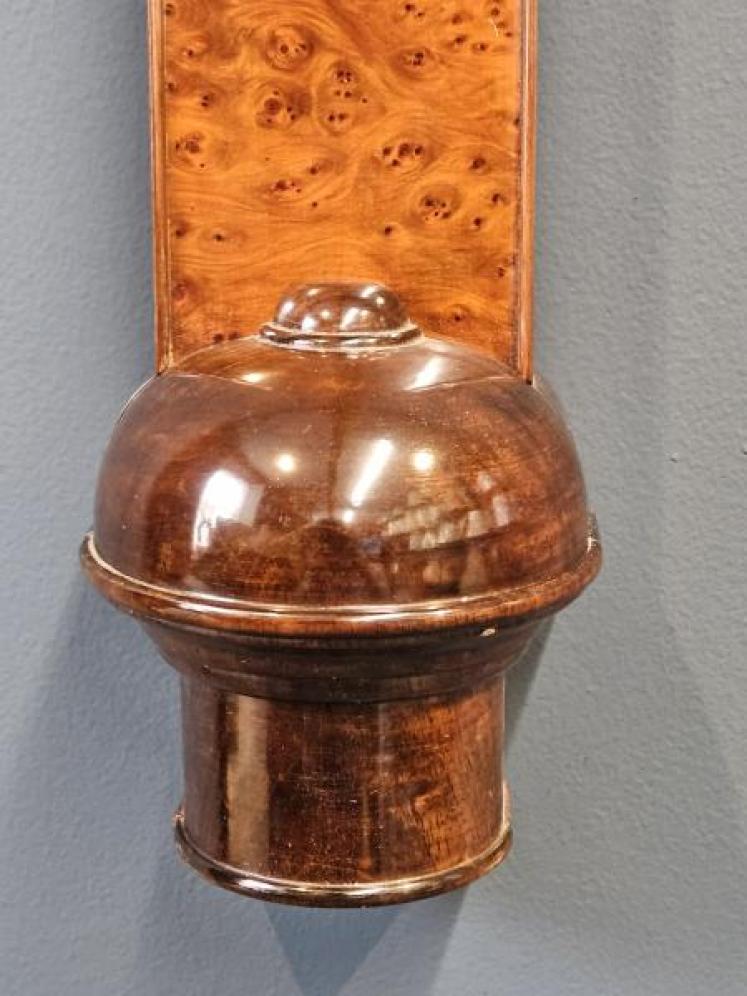 Early George II Stick Barometer by Simon Cade, Charring Cross - Image 4