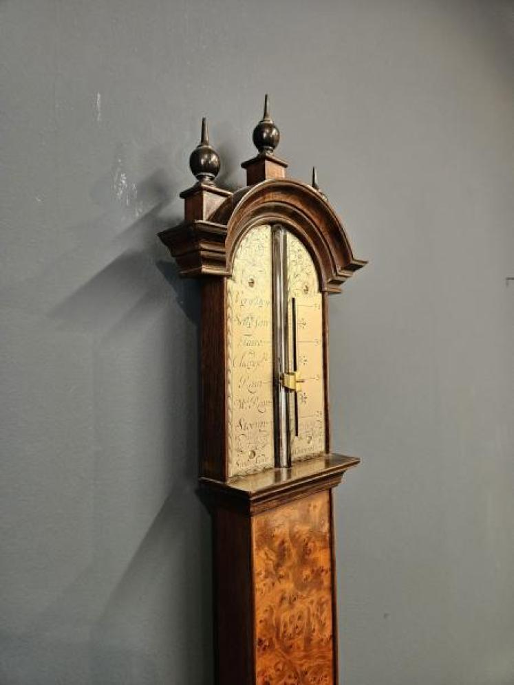Early George II Stick Barometer by Simon Cade, Charring Cross - Image 5