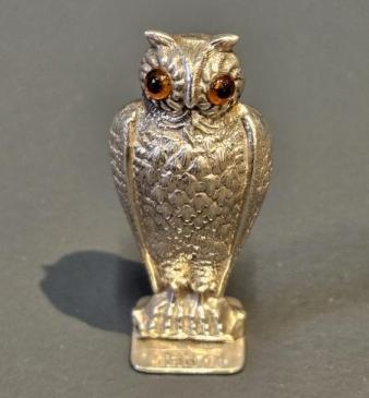 Rare Silver Owl Wax Seal