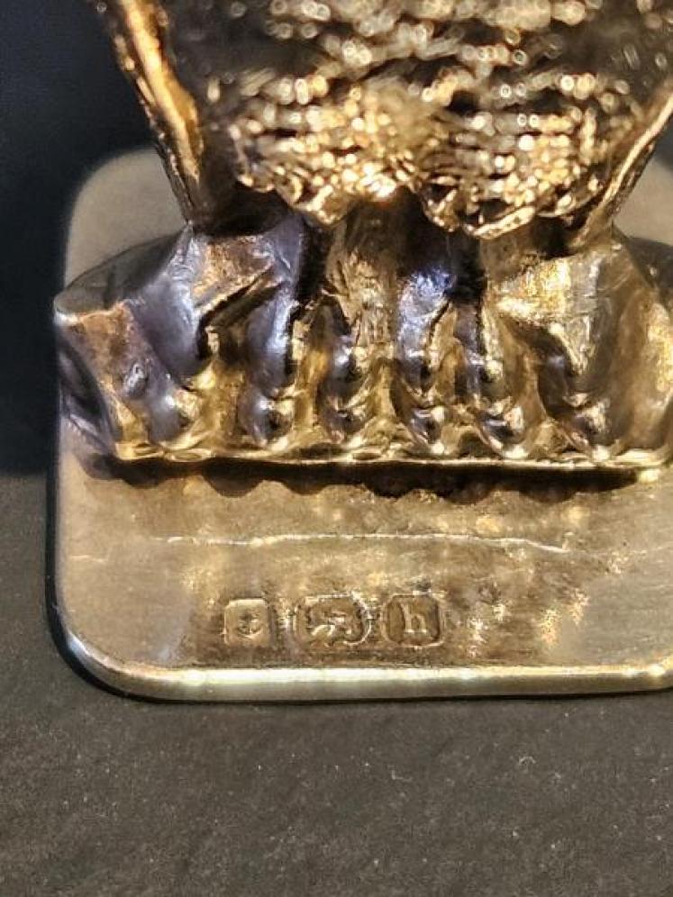 Rare Silver Owl Wax Seal - Image 5