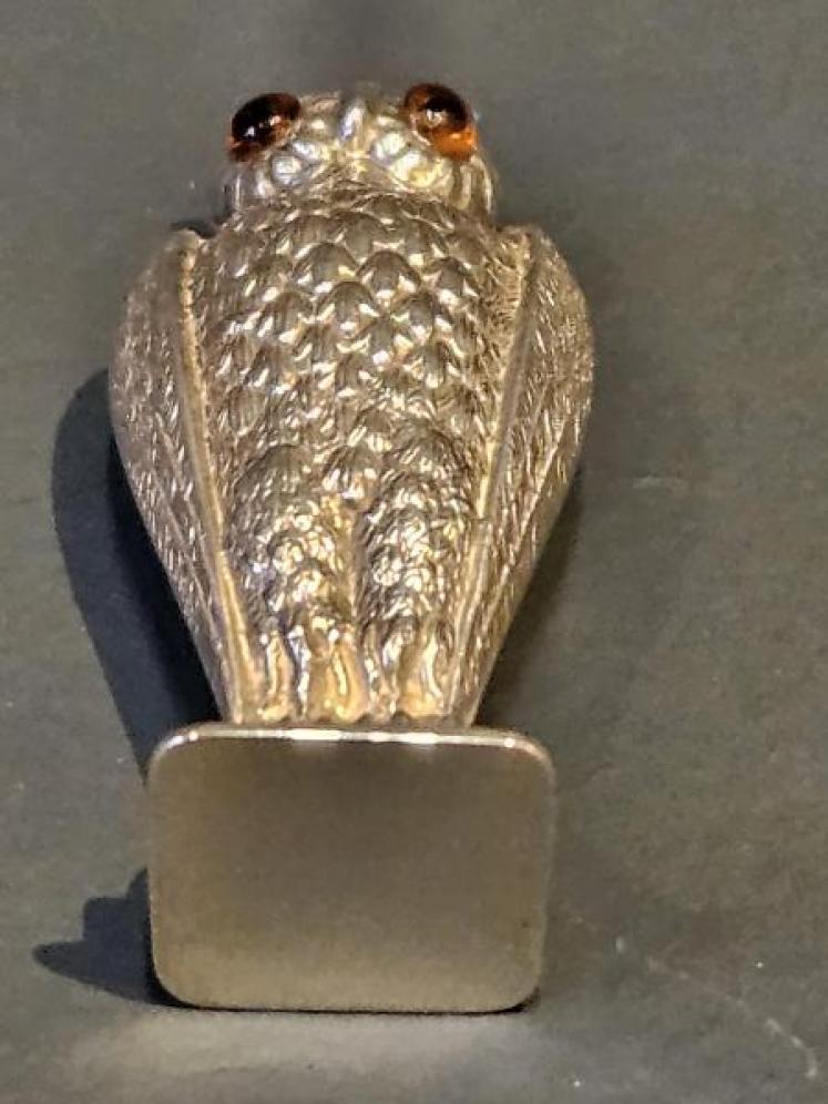 Rare Silver Owl Wax Seal - Image 6