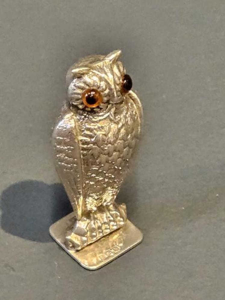 Rare Silver Owl Wax Seal - Image 7