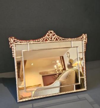 Edwardian Silver Framed Mirror by William Comyns