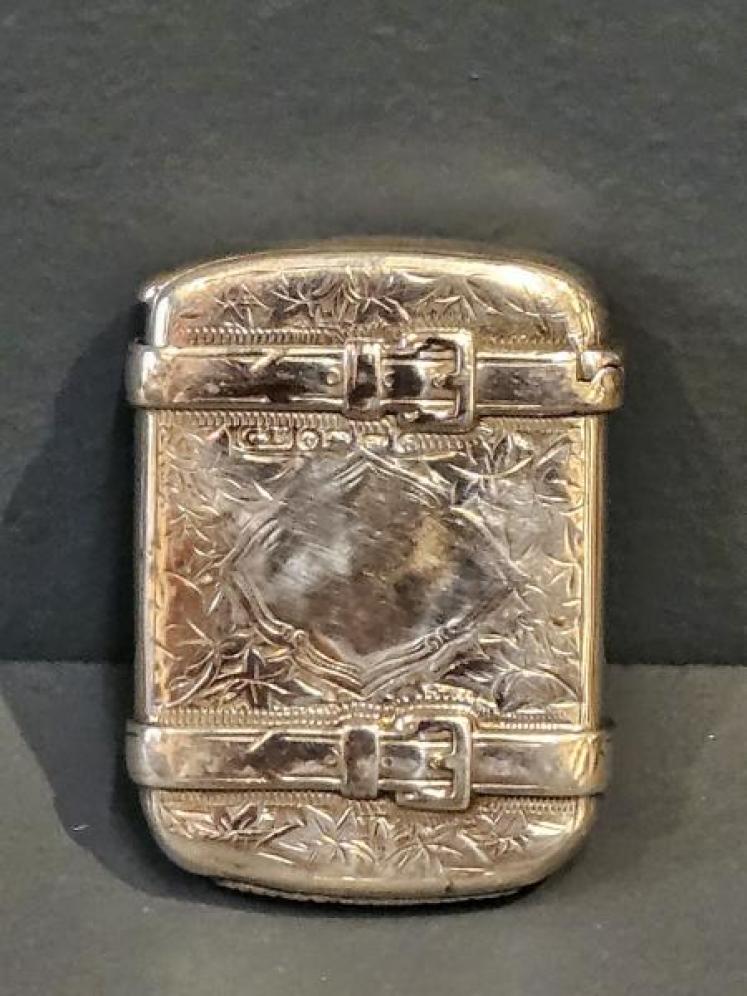 Superb Victorian Silver Wallet Vesta - Image 3