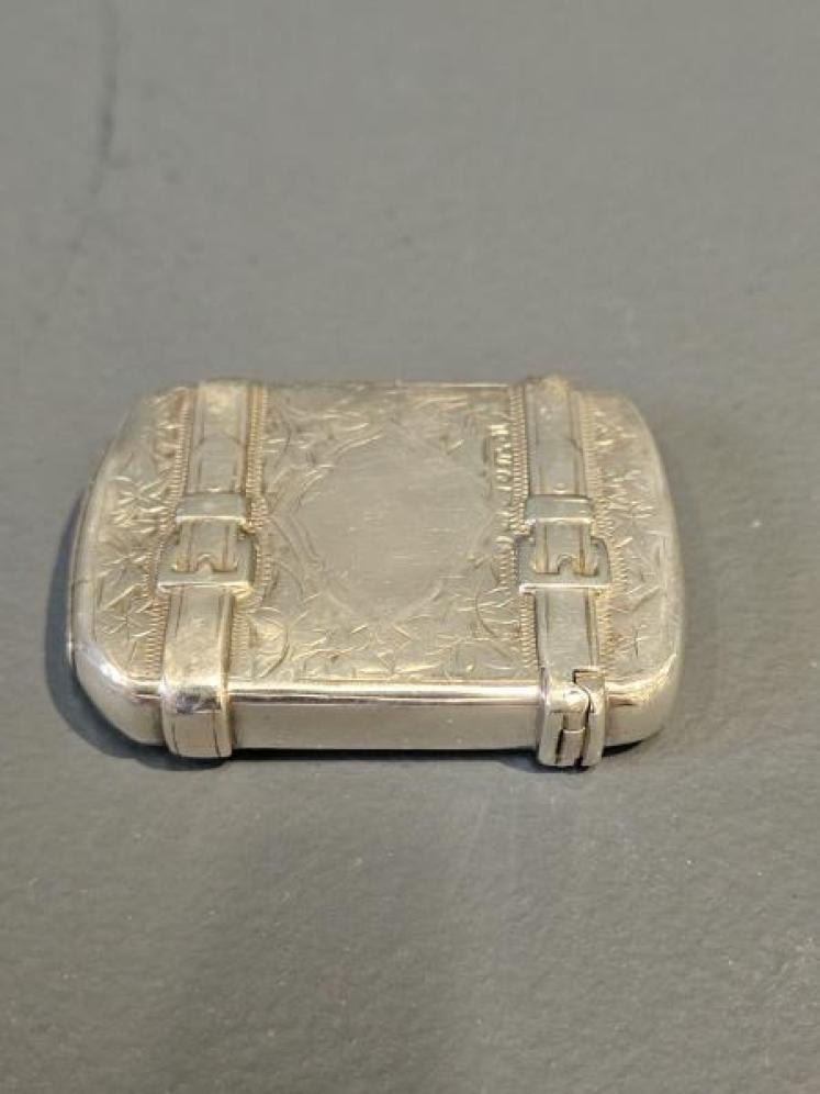 Superb Victorian Silver Wallet Vesta - Image 6