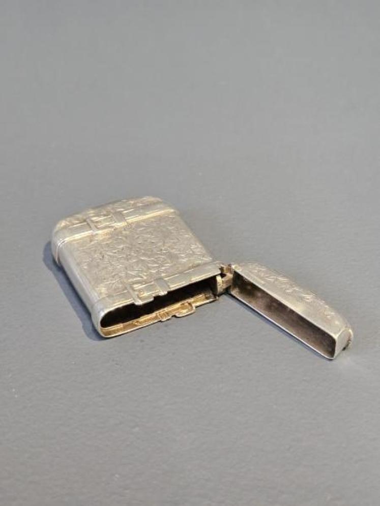 Superb Victorian Silver Wallet Vesta - Image 7