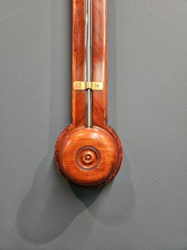 Georgian Mahogany Shaftsbury Stick Barometer - Image 4